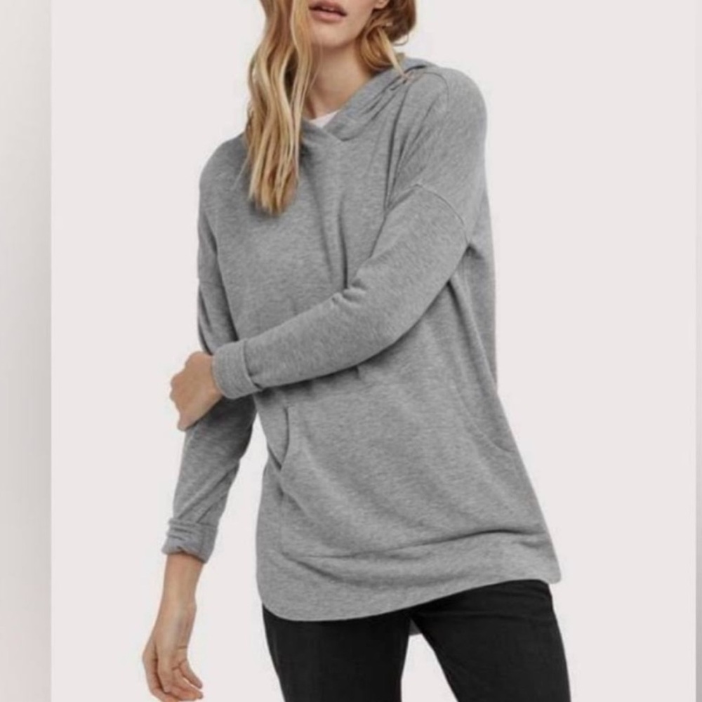 Kit and Ace hoodie in size 4, grey, with cashmere